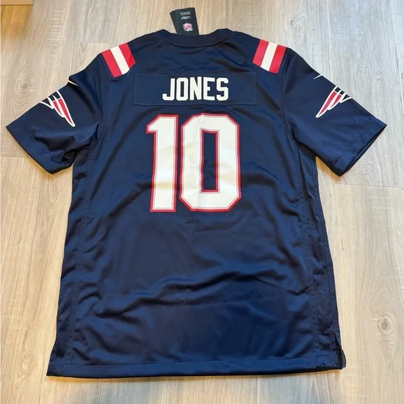 Nike Navy Patriots Mac Jones Jersey